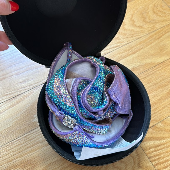 Muscle Dazzle Competition Suit with case, extra rhinestones & jewelry. - Picture 9 of 17